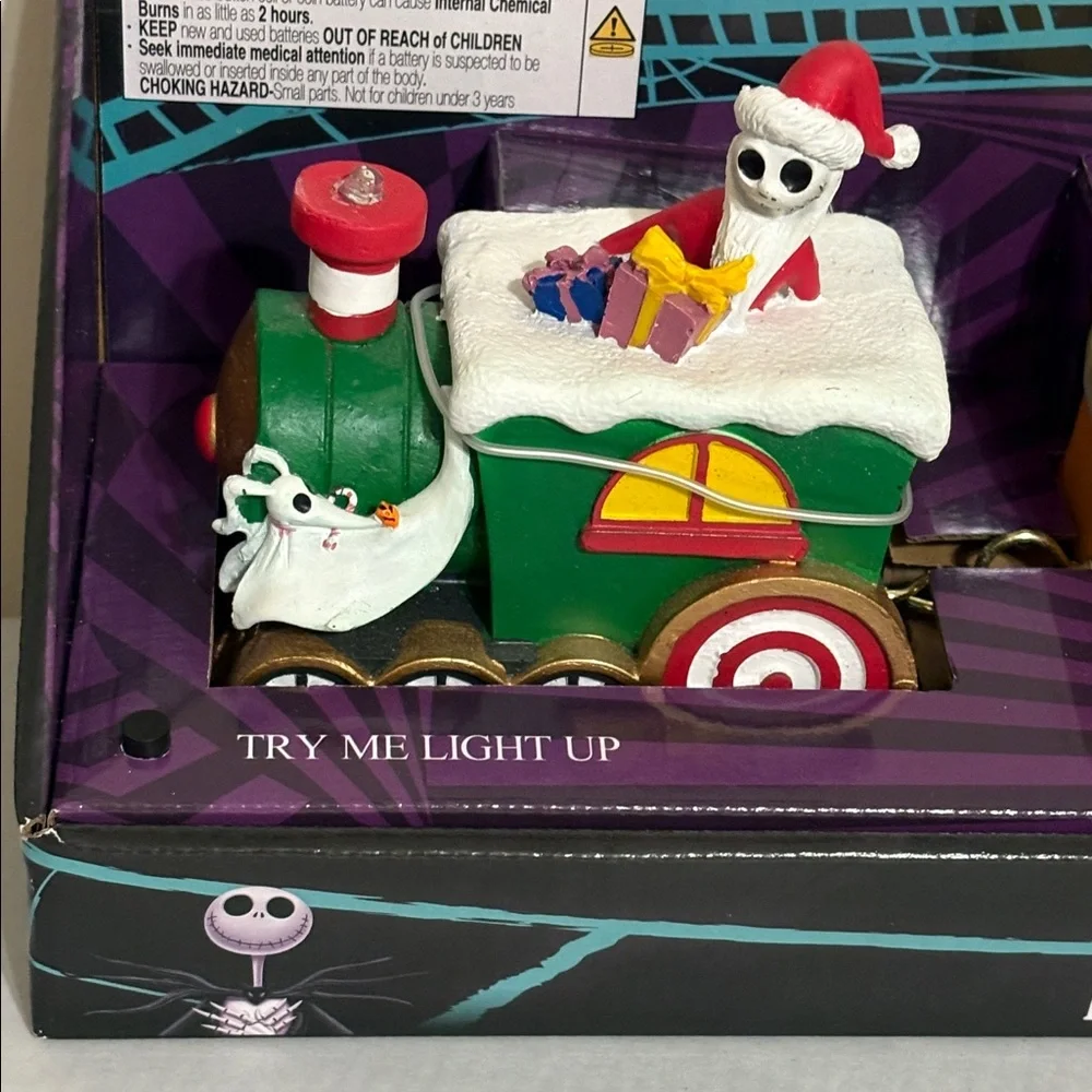The Nightmare Before Christmas Light-Up Sandy Claws Train New Tim Burtons Disney